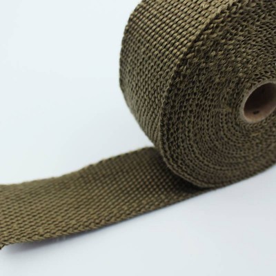 Boiler high heat oven shrinkable insulation exhaust Fiberglass tape